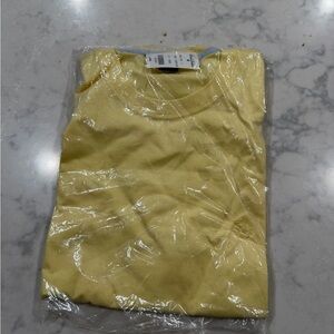 Brooks Brothers Soft Yellow Tee NWT